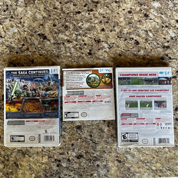 Nintendo Wii Game Bundle, Lego Star Wars, Link's Crossbow Training, Pes 2009 - Picture 9 of 9